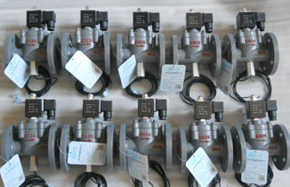 法蘭防爆帶信號(hào)反饋電磁閥實(shí)物圖片