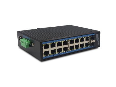 網管工業級交換機 2千光16百電SFP